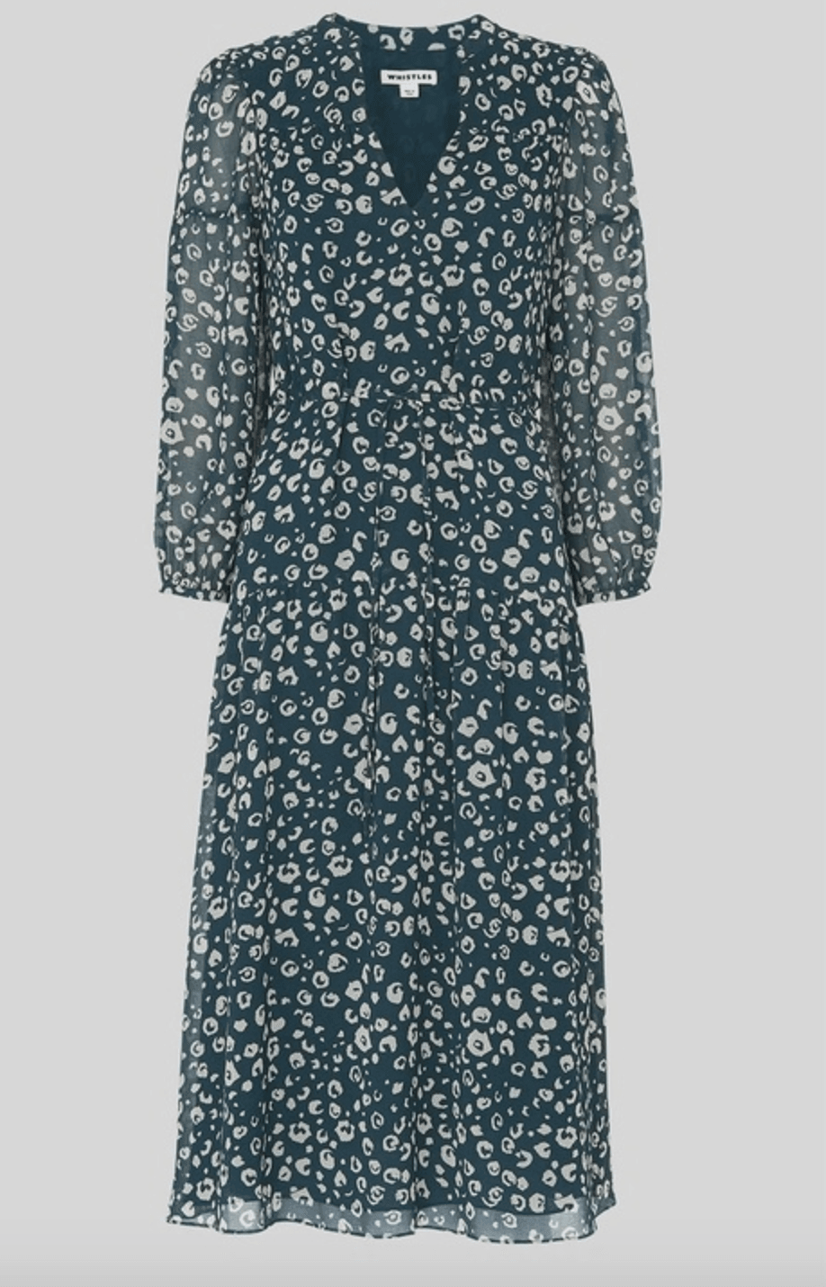 Green Adrianne Cheetah-Print Dress - Endless - UAE Rental and Resale for Women's Fashion