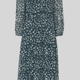 Green Adrianne Cheetah-Print Dress - Endless - UAE Rental and Resale for Women's Fashion