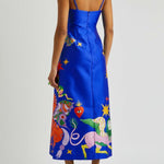 Guardian Printed Satin Midi Dress - Endless - UAE Rental and Resale for Women's Fashion