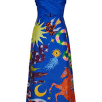 Guardian Printed Satin Midi Dress - Endless - UAE Rental and Resale for Women's Fashion