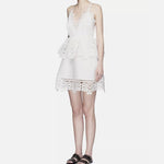 Guipure Cotton Lace Mini Dress - Endless - UAE Rental and Resale for Women's Fashion