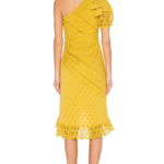 Gwyneth One Shoulder Eyelet Dress - Endless - UAE Rental and Resale for Women's Fashion
