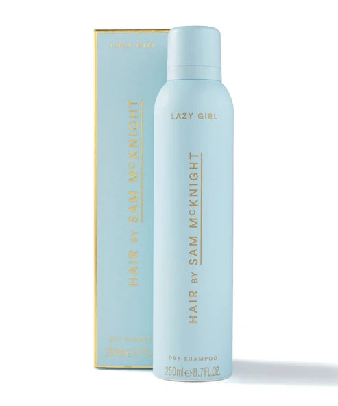 Lazy Girl Dry Shampoo spray bottle with packaging box by Hair by Sam McKnight — Powder Beauty | Endless UAE