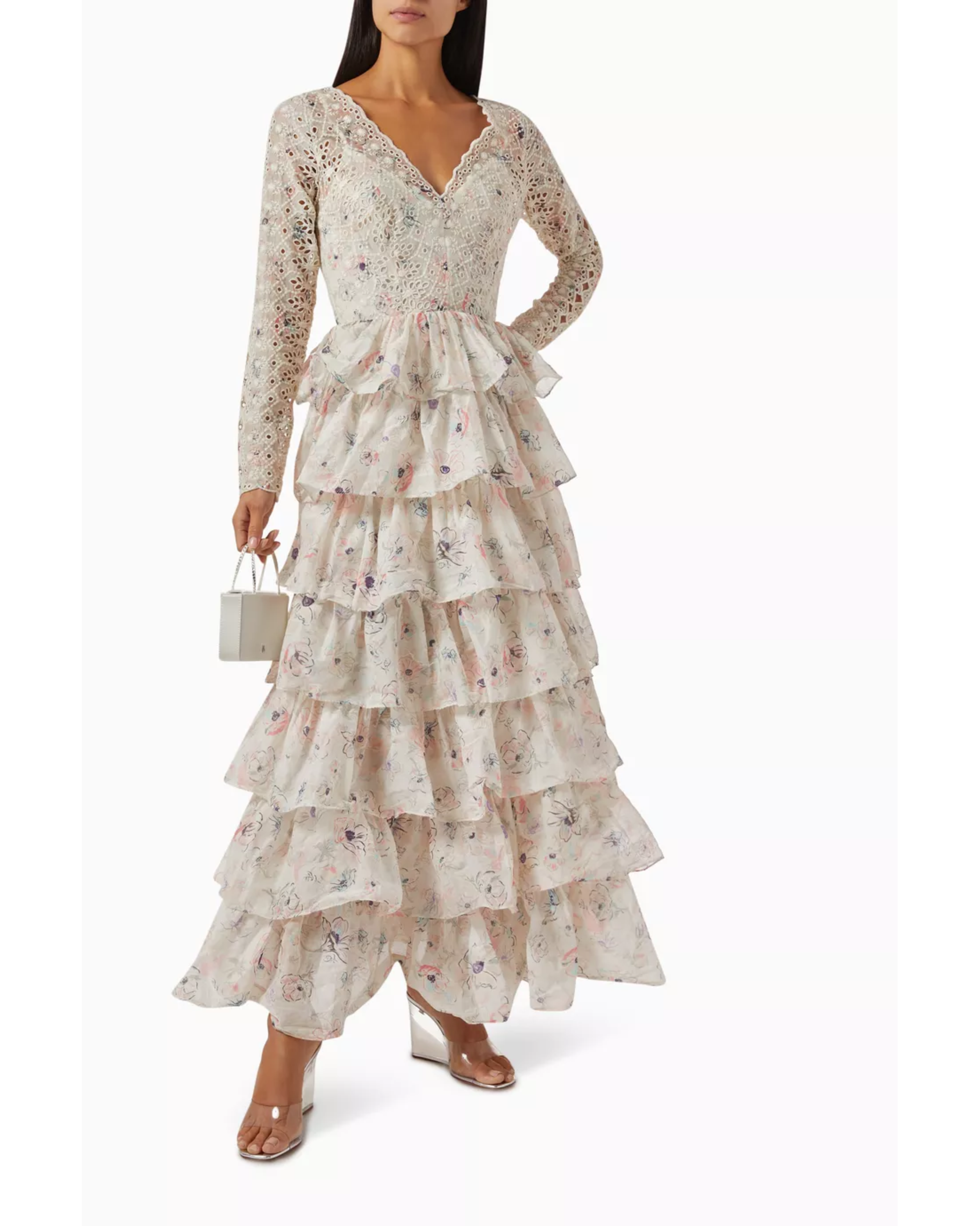 Halliday Tiered Ruffle Gown - Endless - UAE Rental and Resale for Women's Fashion