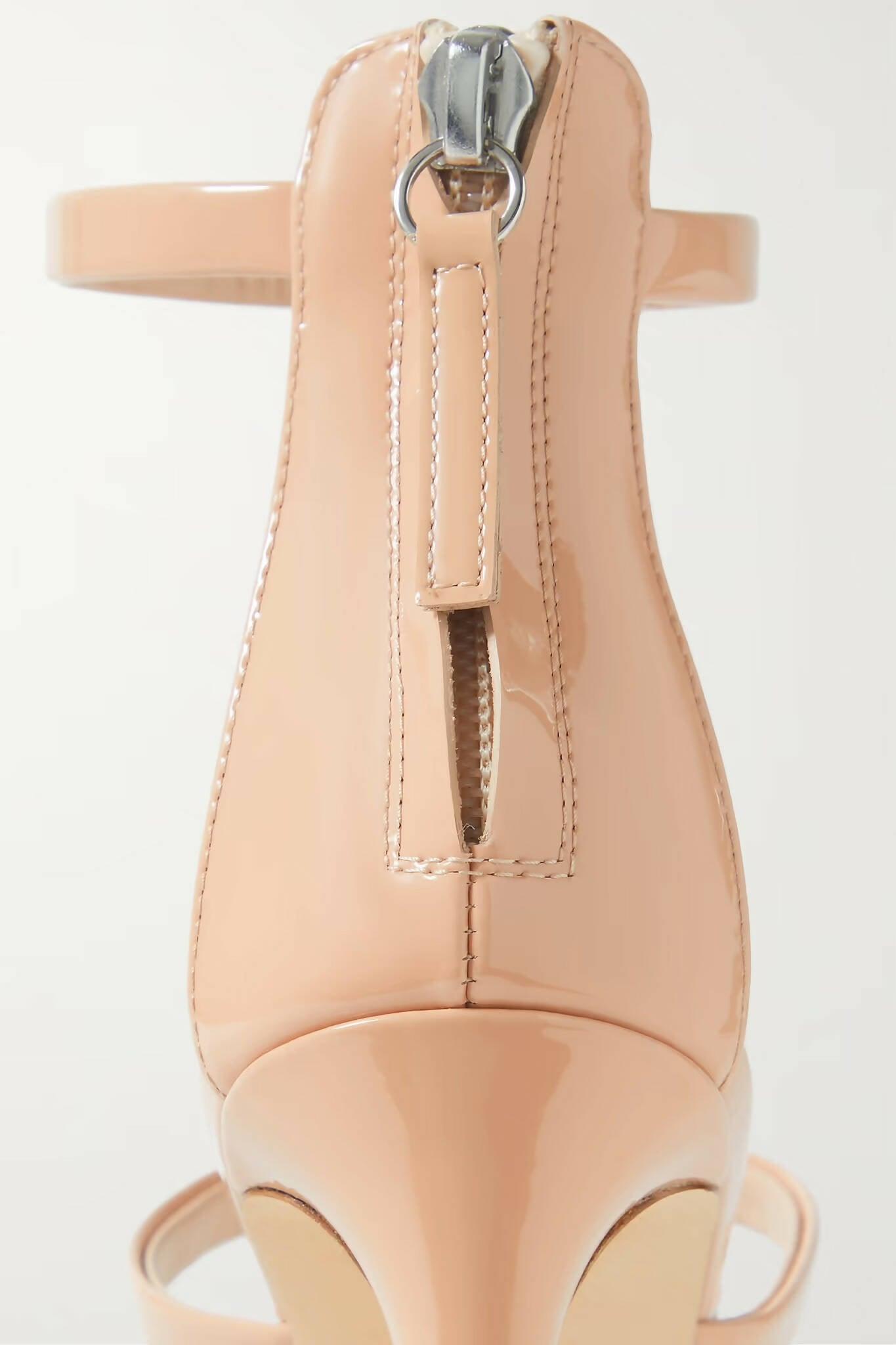 Harmony Patent Leather Heel Sandals - Endless
