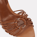 Harper 100 Leather Strappy Stiletto Sandals - Endless - UAE Rental and Resale for Women's Fashion