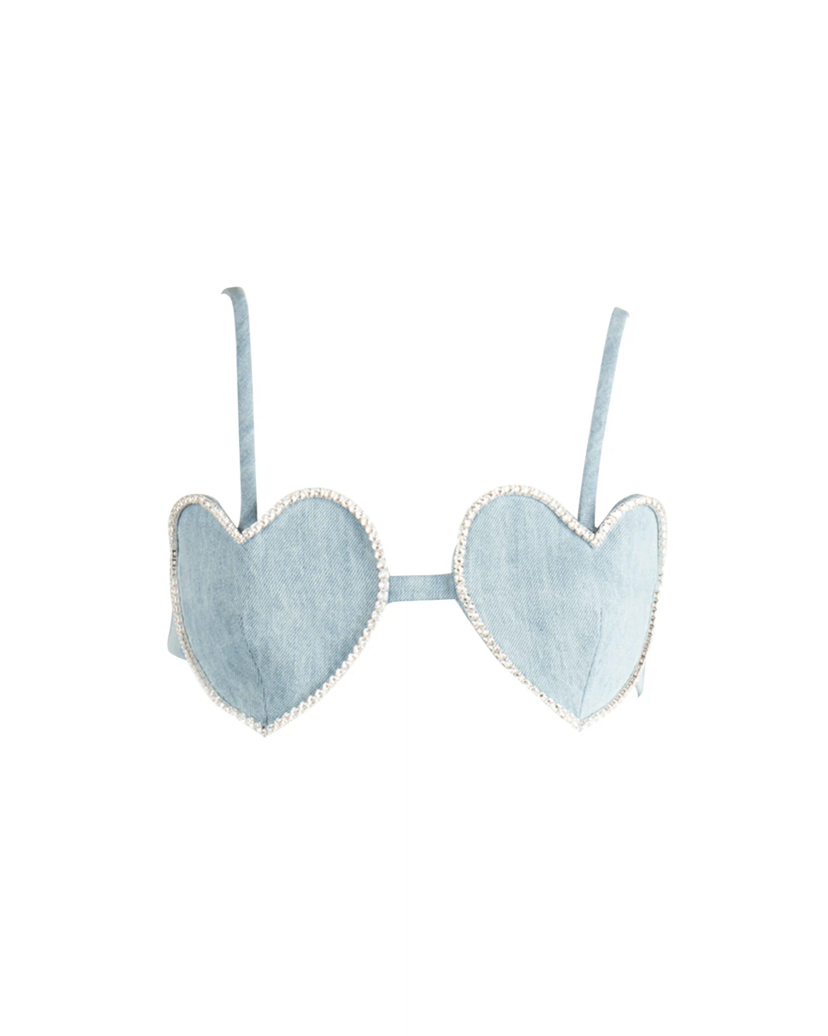 Heart Diamanté Bralette - Endless - UAE Rental and Resale for Women's Fashion