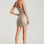 Heather Sequin Dress in Silver - Endless - UAE Rental and Resale for Women's Fashion