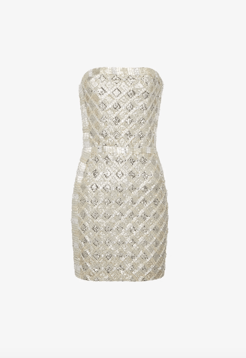 Heather Sequin Dress in Silver - Endless - UAE Rental and Resale for Women's Fashion