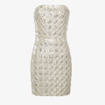 Heather Sequin Dress in Silver - Endless - UAE Rental and Resale for Women's Fashion