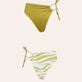 Heidi Bikini Bottom Reversible Green