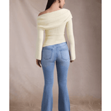 High-Rise Flared Jeans in Vintage Wash - Endless - UAE Rental and Resale for Women's Fashion