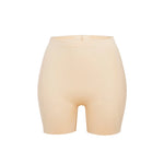 Beige hip and booty boosting shorts with silicone waistband and removable foam pads — Underhance | Endless UAE
