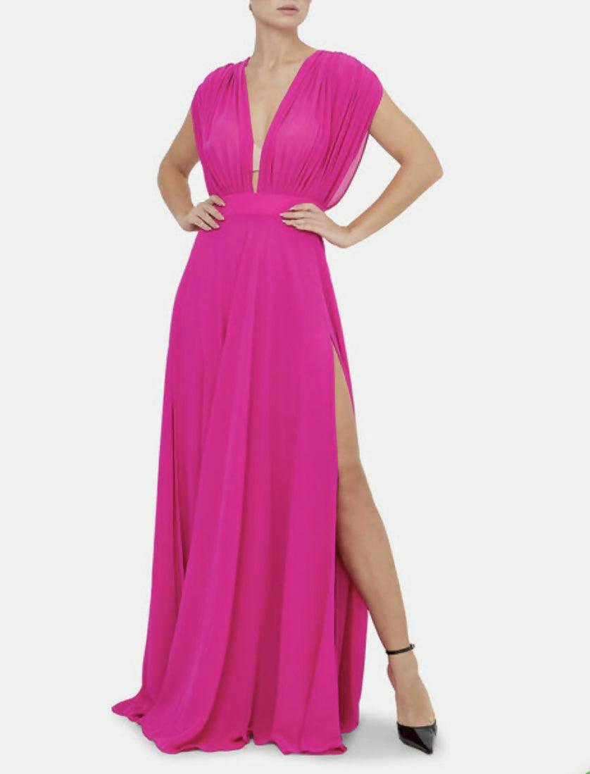 Hot Pink Maxi Dress - Endless