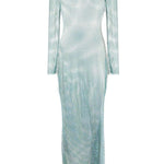 Hotfix Rhinestone Embellished Fishnet Dress - Endless - UAE Rental and Resale for Women's Fashion