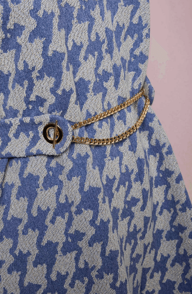 Houndstooth Jumpsuit - Endless - UAE Rental and Resale for Women's Fashion