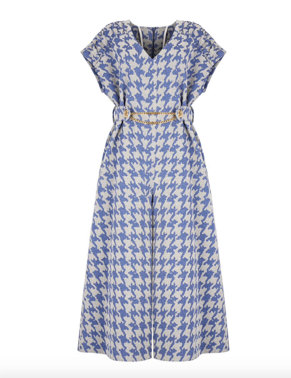 Houndstooth Jumpsuit - Endless - UAE Rental and Resale for Women's Fashion