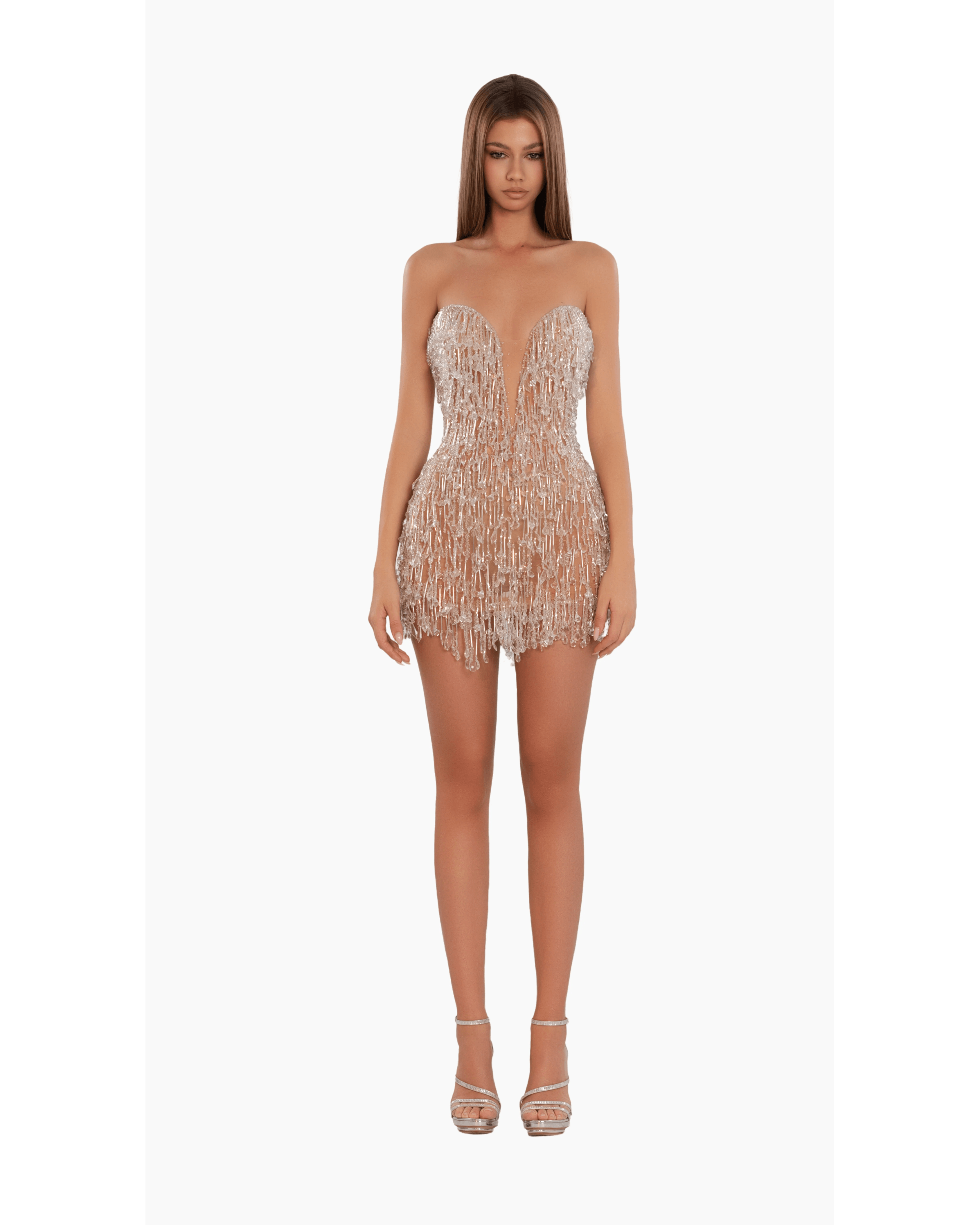Icey Dripping Dress - Endless - UAE Rental and Resale for Women's Fashion