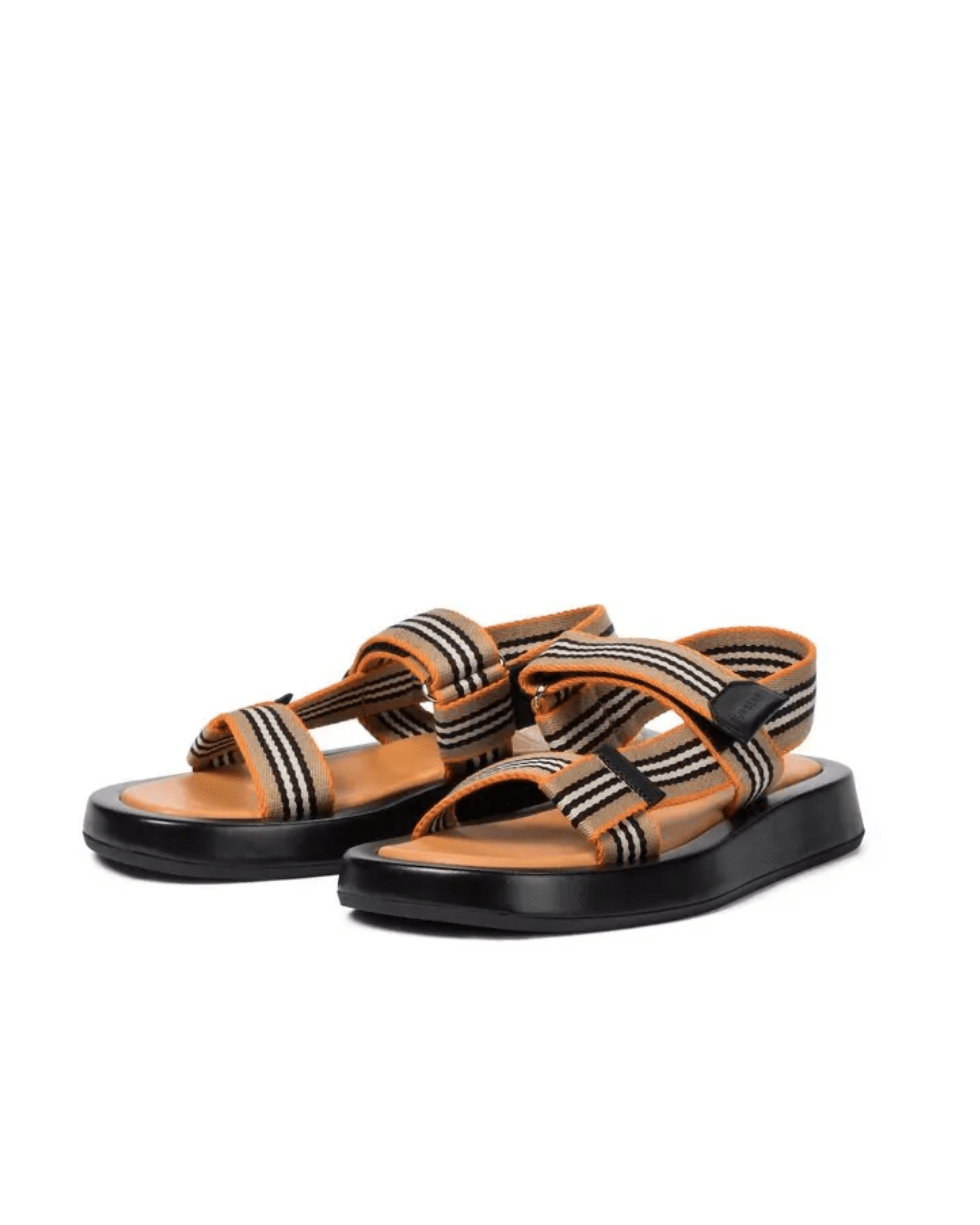 Icon Stripe Canvas Sandals - Endless - UAE Rental and Resale for Women's Fashion