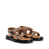 Icon Stripe Canvas Sandals - Endless - UAE Rental and Resale for Women's Fashion