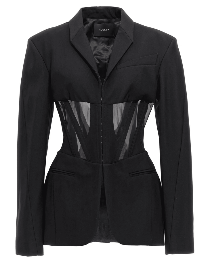 Iconic Single-Breasted Tailored Corseted Blazer - Endless - UAE Rental and Resale for Women's Fashion
