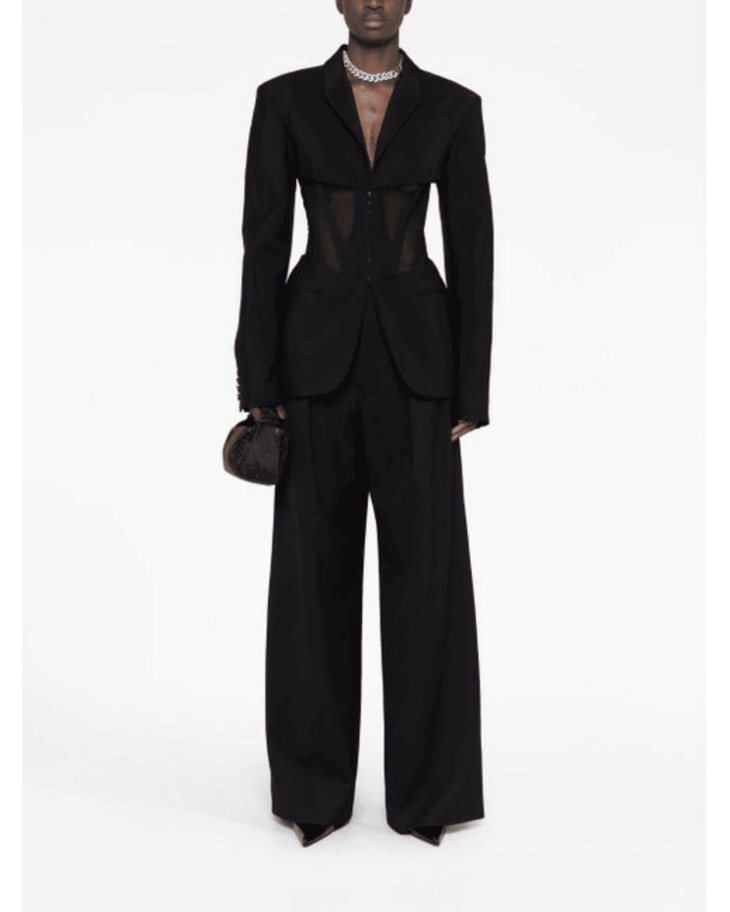 Iconic Single-Breasted Tailored Corseted Blazer - Endless - UAE Rental and Resale for Women's Fashion
