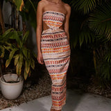 Leono Midi Dress Phoenix Print