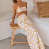 Limonada Linen Maxi Dress