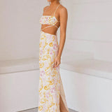 Limonada Linen Maxi Dress