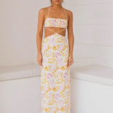 Limonada Linen Maxi Dress