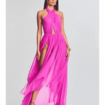 Ina Silk Chiffon Dress - Endless - UAE Rental and Resale for Women's Fashion