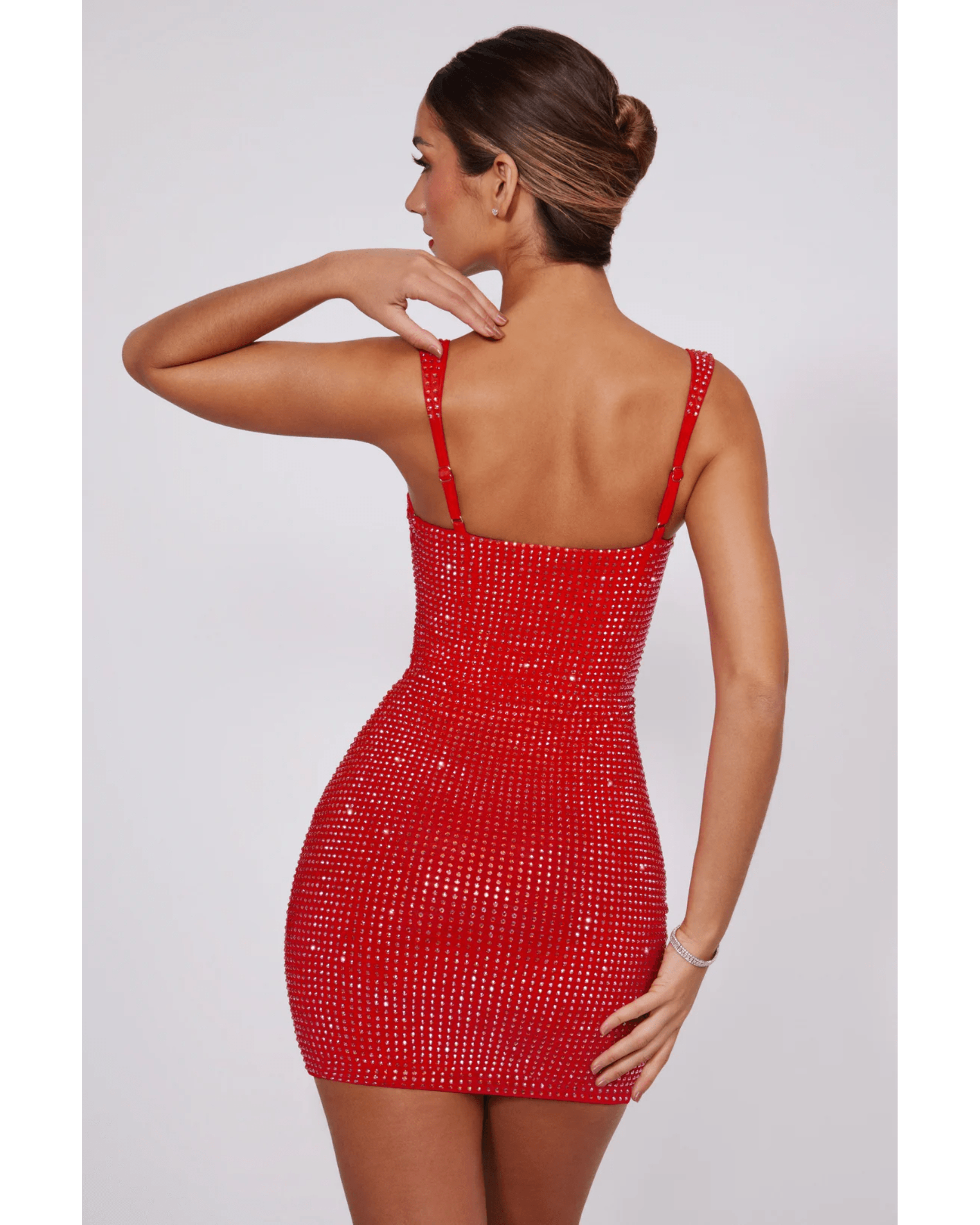 Ines Embellished Corset Mini Dress - Endless - UAE Rental and Resale for Women's Fashion