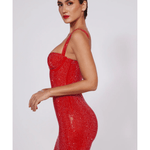 Ines Embellished Corset Mini Dress - Endless - UAE Rental and Resale for Women's Fashion