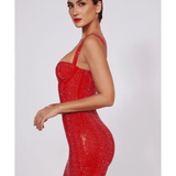 Ines Embellished Corset Mini Dress - Endless - UAE Rental and Resale for Women's Fashion