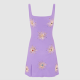 Iris Crystal Hand Embroidered Lilac Party Dress - Endless - UAE Rental and Resale for Women's Fashion