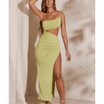 Ishtar One Shoulder Cut Out Maxi Dress - Endless - UAE Rental and Resale for Women's Fashion
