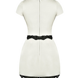 Ivory Satin Mini Dress - Endless - UAE Rental and Resale for Women's Fashion