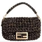 Jacquard Fabric Interlace Mini Baguette Bag - Endless - UAE Rental and Resale for Women's Fashion
