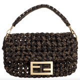 Jacquard Fabric Interlace Mini Baguette Bag - Endless - UAE Rental and Resale for Women's Fashion