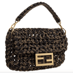 Jacquard Fabric Interlace Mini Baguette Bag - Endless - UAE Rental and Resale for Women's Fashion