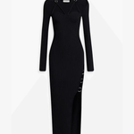 Janet Embellished Ribbedknit Midi Dress - Endless - UAE Rental and Resale for Women's Fashion