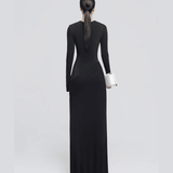 Jasmine Long sleeves Jersey Knit Dress - Endless - UAE Rental and Resale for Women's Fashion