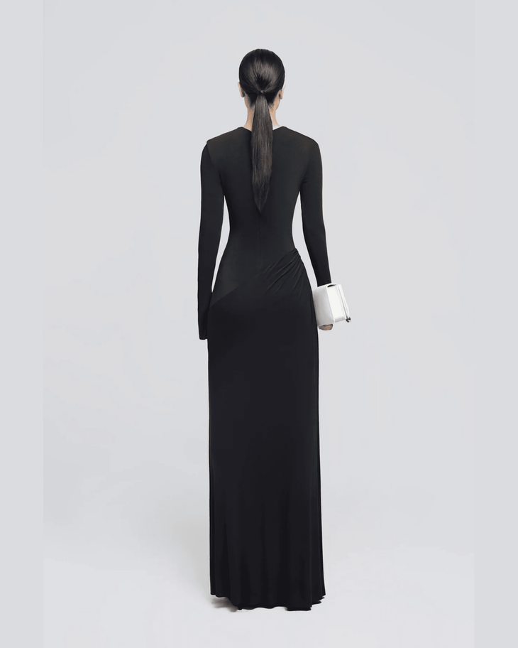 Jasmine Long sleeves Jersey Knit Dress - Endless - UAE Rental and Resale for Women's Fashion