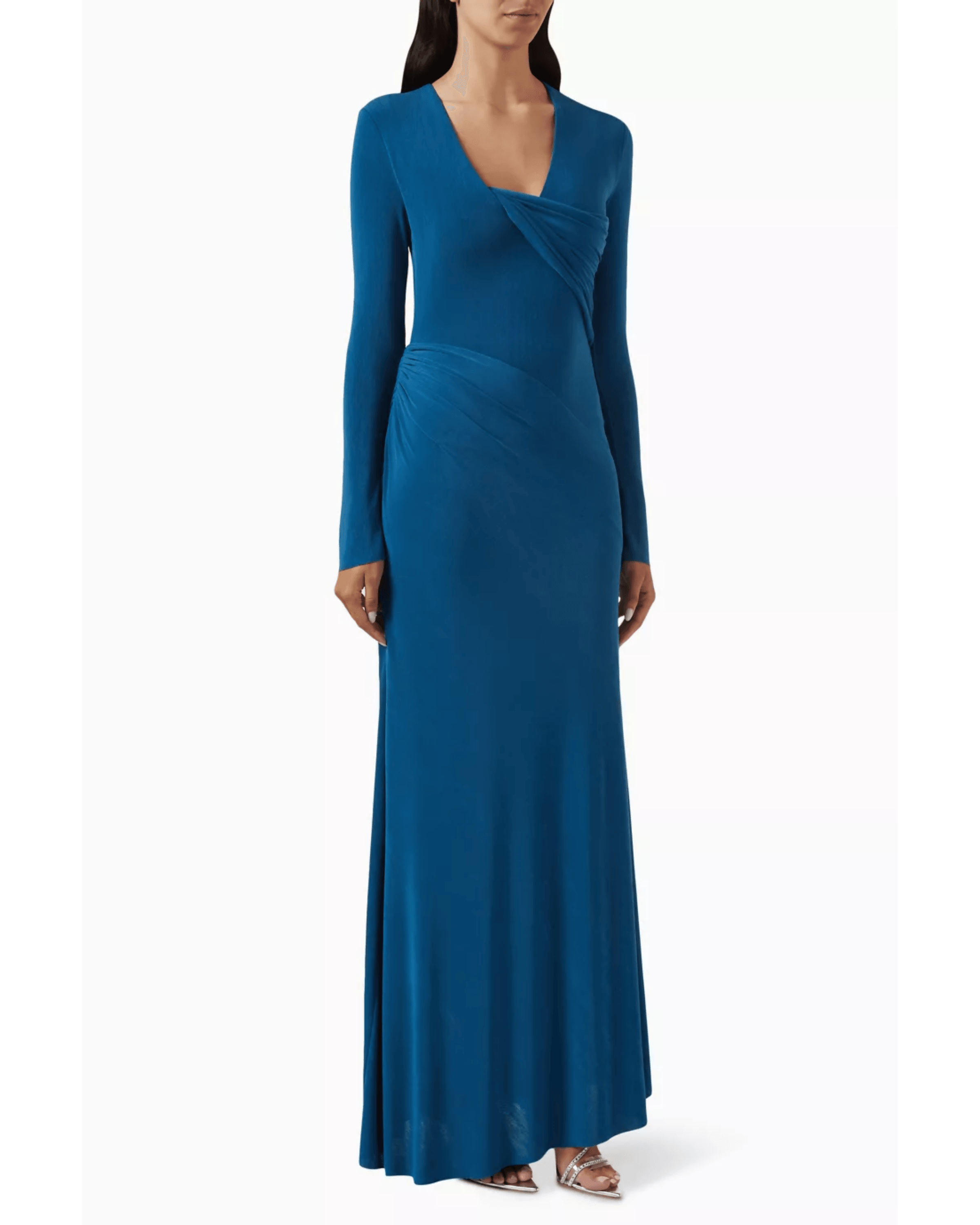 Jasmine Maxi Dress In Blue - Endless - UAE Rental and Resale for Women's Fashion