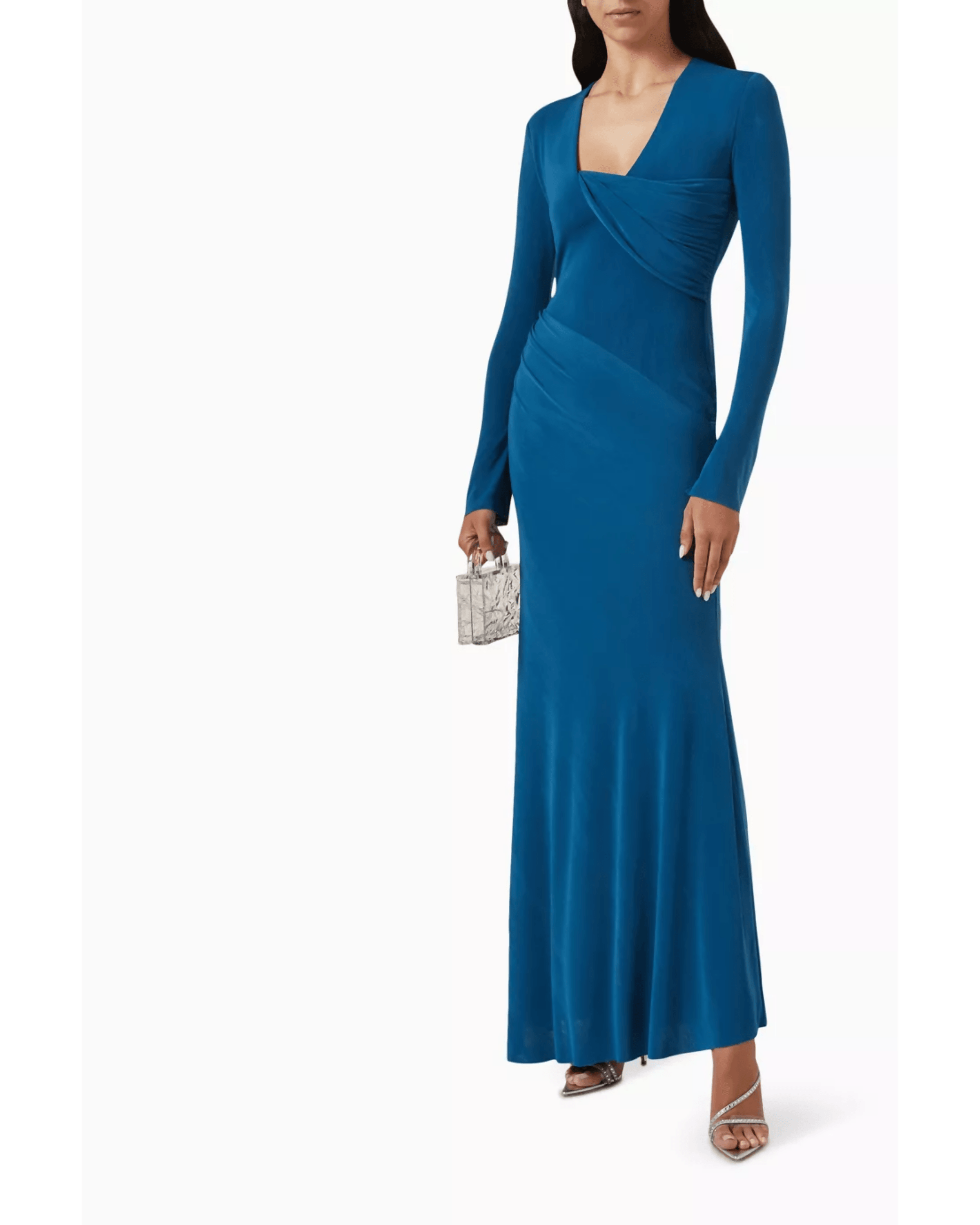 Jasmine Maxi Dress In Blue - Endless - UAE Rental and Resale for Women's Fashion