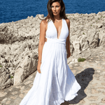 Jasmine Organic Cotton Backless Maxi Dress - Endless - UAE Rental and Resale for Women's Fashion