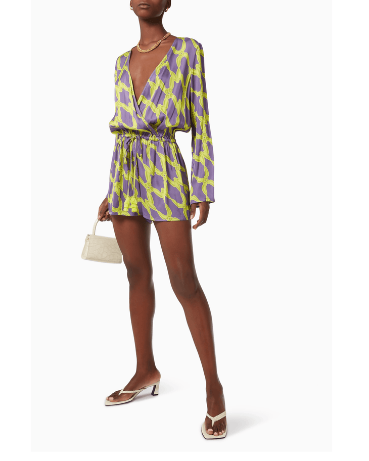 Jasmine Romper in Floss Viscose - Endless - UAE Rental and Resale for Women's Fashion