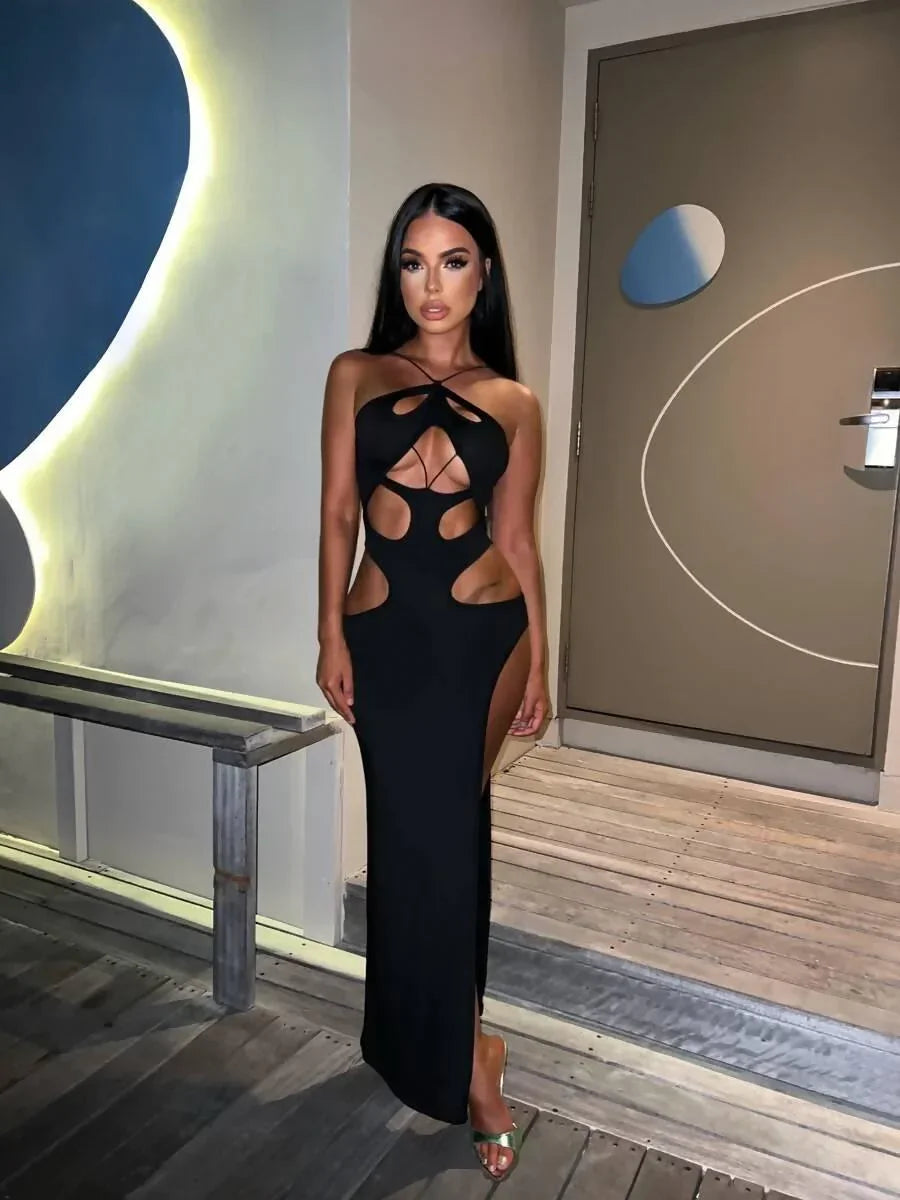 Jayla Cut Out Dress in Black - Endless - UAE Rental and Resale for Women's Fashion