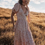 Jelena Linen Midi Wrap Dress - Endless - UAE Rental and Resale for Women's Fashion