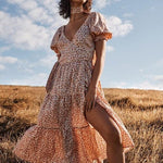 Jelena Linen Midi Wrap Dress - Endless - UAE Rental and Resale for Women's Fashion